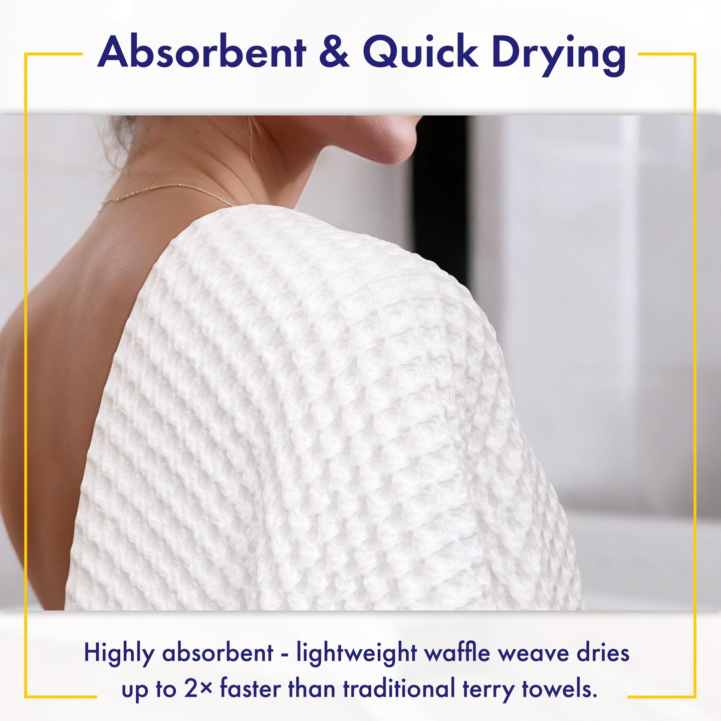 Waffle Collection Luxury Towel Set
