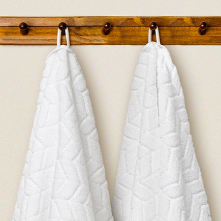 Detail of an Alusa Home towel hanging loop